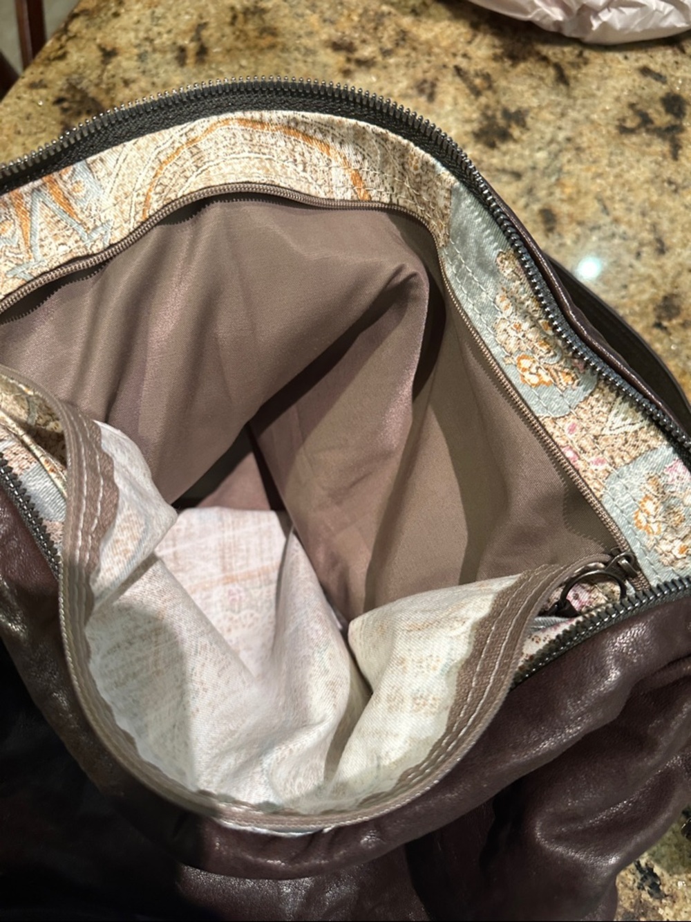 Rough & Tumble Breeze, s/m brown supple leather with linen lining. - Picture 7 of 10